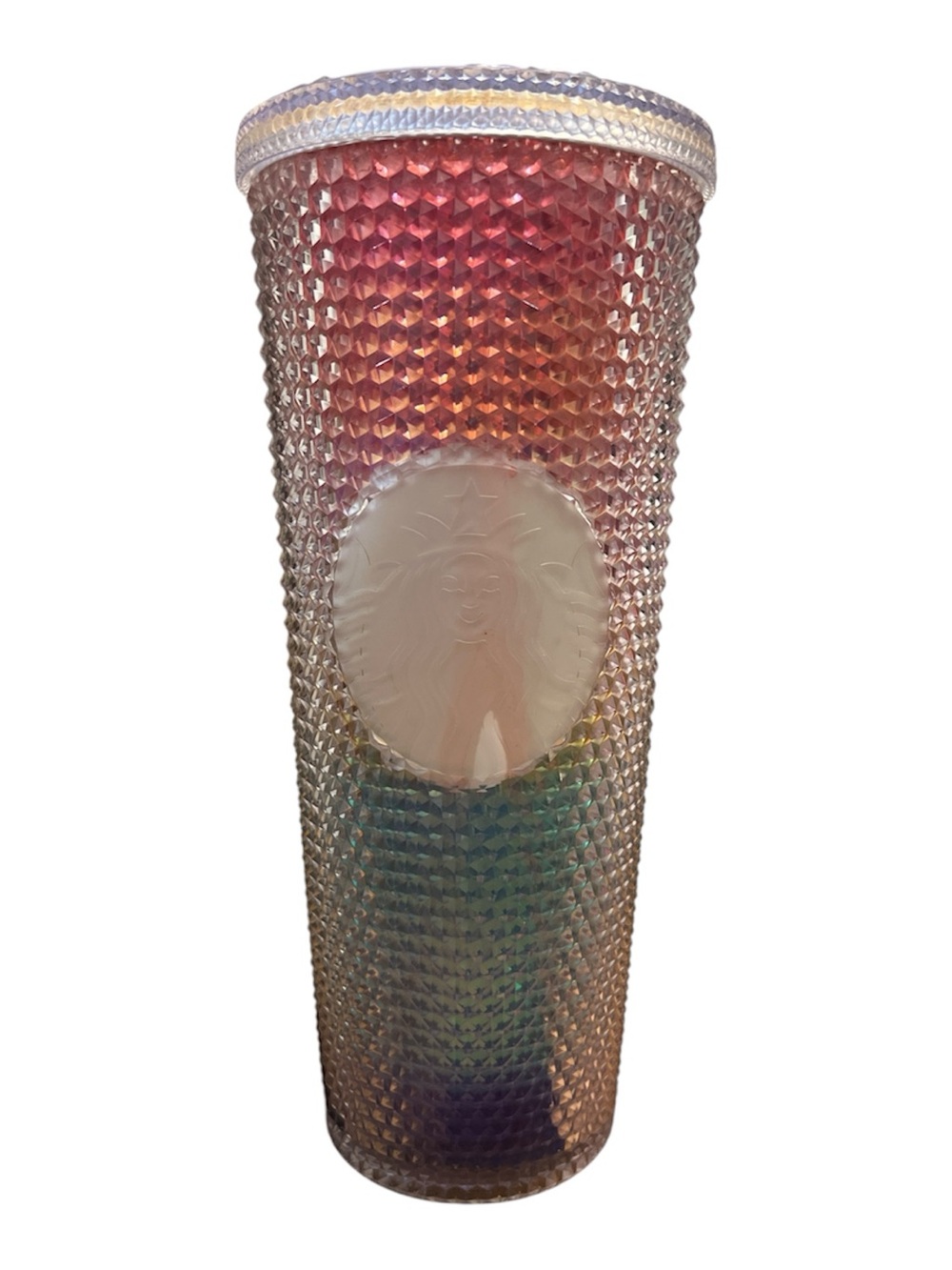 Starbucks Pride 2020 Rainbow Studded Tumbler venti 24 oz original straw